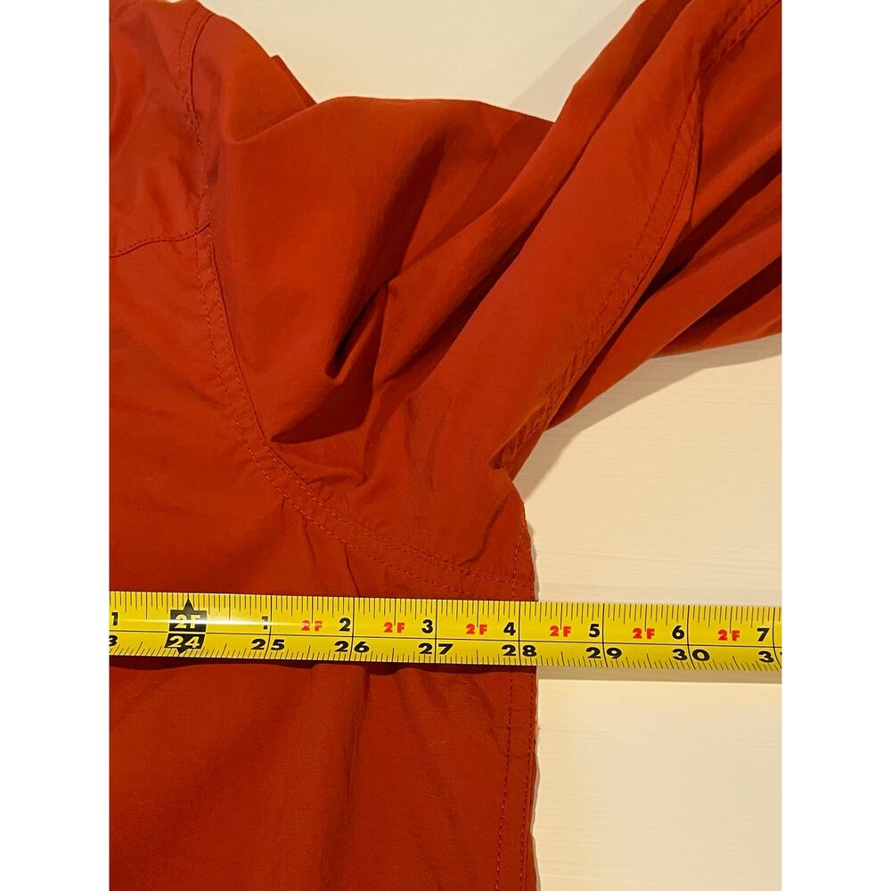 REI Men's Button Down Nylon Shirt Sz XXL UPF 40+ Fishing Hiking Outdoors Rust - Picture 13 of 14